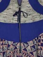 Plenty By Tracy Reese Anthropologie Tweed Geometric Purple Dress Fit & Flair 4