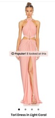 J.angelique Light Coral Tori dress