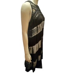 Boho Midi Dress Crochet Top Tie Dye Skirt Beach Vacation Sleeveless Large
