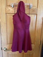 Candies Women&rsquo;s Halter Dress Size Large Magenta Pink