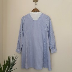 Pomander Place Blue Striped Lottie Mini Dress Small Tuckernuck Preppy