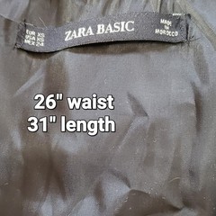 ZARA Pinafore Overall Jumpsuit Mini Dress Black Tweed Dark Acadamia Whimsgoth XS