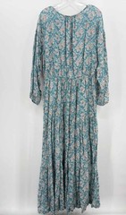 Pre-Owned Roller Rabbit Blue Size Medium Maxi Long Sleeve Dress