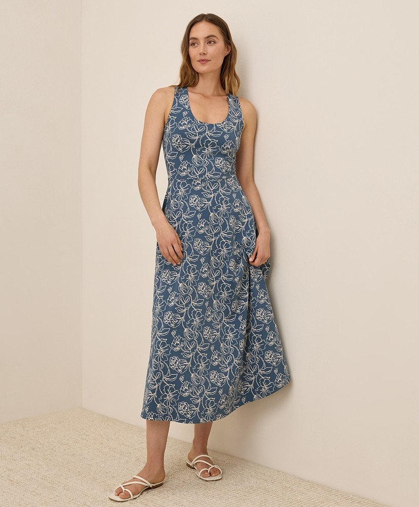 Pact Dresses Skirts Women&rsquo;S Fit & Flare Open Back Maxi Dress X-Large Looking …