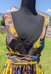 ANTHROPOLOGIE SIZE 4 VENDELA MAXI LONG DRESS FLORAL MOULINETTE SOEURS BROWN $395