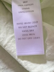 THINGS BETWEEN dress size Small cotton dainty floral green spring