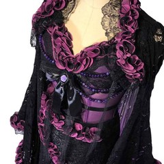 Goth Dress Punk Rock Clothes Gothic Vkei Grunge Cyber Y2K Women&rsquo;s Emo Clothing