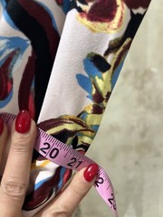 Halogen Pink Red True Wrap Dress Multi Tropical Floral Xlp Long Sleeves New