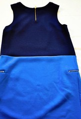 women&rsquo;s MERONA colorblock dress size small sleeveless shades of blue brand new