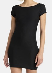 No Boundaries Junior&rsquo;s Black Short Sleeve Lightweight Bodycon Dress NWT L 12-14