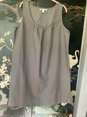 NWOT 96% Cotton 4% Spandex Heavy Weight Scoop Neck Sleeveless Shift Dress Sz XL
