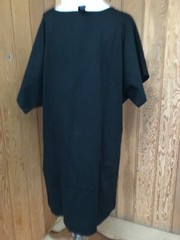 nina leonard thick jersey purple black stripe 70s tunic dress xl l m colourblock