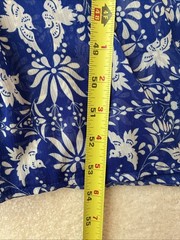 Womens Tiered Sleeveless Maxi Dress Sz S Blue White Bird Floral Boho Whimsical
