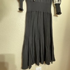 McGinn Knightsbridge 50% Wool Anthropologie Floral Ruffle Romantic Dress 38