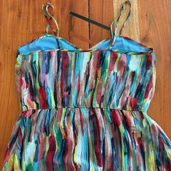 Jack by BB Dakota Multicolor Brushstroke Strap Maxi Dress