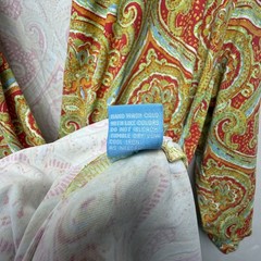 J. Mclaughlin Panama Faux Wrap Dress Size Medium Paisley Catalina Cloth Work