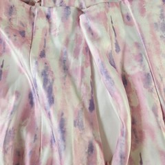 Michael Costello x REVOLVE Blaise Maxi Pink Purple Watercolor Cowl Neck Sz M NEW