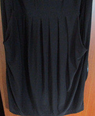 Bisou Bisou Michele Bohbot Black Dress Sz 16 W Polyester Spandex Bust 41 L 38.5