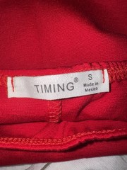Timing Red Solid Off Shoulder Short Sleeve Stretch Bodycon Knee Dress Size S