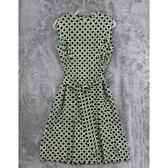 True Vintage McMullen Dress Womens Large 60s 70s Mod Era Belted Midi Kelly Green