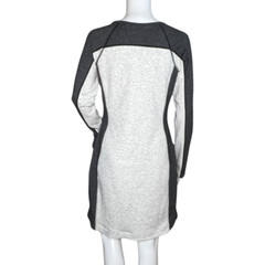 Athleta Dress Womens Small Gray Colorblock Raglan Sleeve Sweatshirt Athleisure