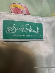 Women’s Sarah Patrick Newport, RI Sundress Cotton Lined Lemonade Print Size 6
