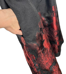 Cynthia Steffe Dress Sleeveless Fit & Flare Pockets Red Black Metallic Size 6