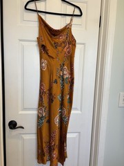 Petal And Pup Women’s Burnt Orange Midi Dress Size Us 6