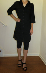 S ❤️ MODA INTERNATIONAL ❤️ BLACK DRESS KNEE LENGTH ❤️ COMFY FANCY PARTY DRESS