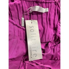 Solitaire Mini Layered Tank Dress Women&rsquo;s Size Small Fuchsia Flirty
