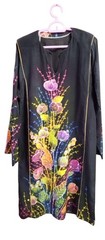 Black Floral Baju Kurung