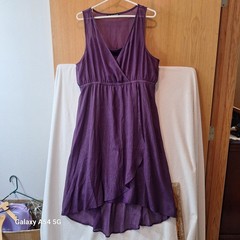 Womans Dress Size 1 Maurices 2 Piece Purple Sparkles