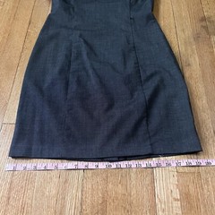 B WEAR too! Buyer California Sz 11 Grey Office Siren Business Sheath Dress