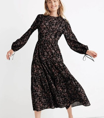 Christy Dawn Tallulah Tie-Back Midi Dress Wildblooms Floral Size XS
