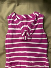Kate Spade New York Topez Cotton Shift Dress Women’s Size S Pink & White Stripe