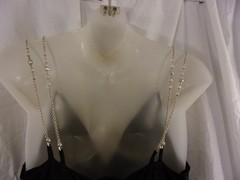 Versace Jeans Couture Long Black Satin Gown Chain Medusa Strap Thigh Slit IT 44