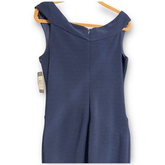 NWT GUESS Navy Asymmetrical Sheath Dress | Size 12