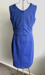 Banana Republic Sheath Blue Sleeveless Dress Women’s Size 6