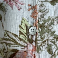 Frye White Folk Garden Easy Button Front Dress Size XS Cottage Whimsy Fairy