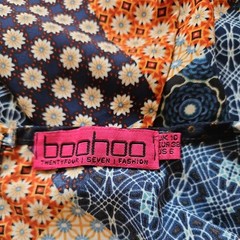 Boohoo Womens Blue Polyester Blend Tank Dress Size 10 – Or