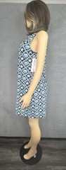 Lulu B -Black /Blue Starfish Sleeveless Dress Keyhole Upf 50 Women’s Sz M NWT￼