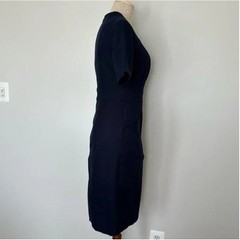 Boden Women&rsquo;s Sheath Dress Short Sleeve Waistbanded Front Slant Pockets Size 4