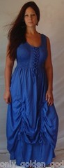 u pick color & size dress maxi 2 layers no sleeve smocked lacing stunning
