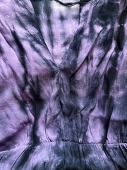 Nordstrom Tie-Dye Criss Cross Spaghetti Strap Maxi Dress Purple Black NWT Large