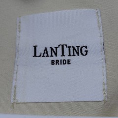 LANTING Bride Design Sleeve Bow Button Dress Women See Measurements