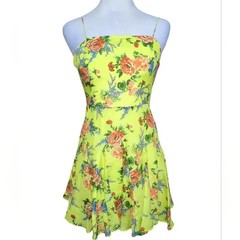 Alice + Olivia Lemon Sorbet Floral Dress Size 0 Orinal Price $395