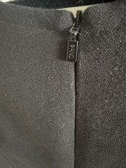 CHLOE DOUBLE FACE WOOL CREPE MINI DRESS FR34