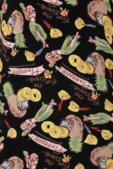 Vintage Lucy Love Pineapple Dress Hawaiian Aloha Surf Tropical Summer Vacation