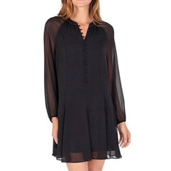 Joie Limited Edition Women&rsquo;s Balloon Sleeve Dress Caviar Size Small Black