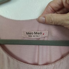 Meo Meli Womens Dress OS Pink Silk Blend Batwing Sheer Lagenlook Italian Beachy